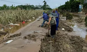 Các tuyến đường sắt phía Bắc hư hỏng nặng sau bão lũ