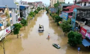 Bốn tỉnh miền Bắc 'chìm' trong lũ lịch sử Bốn tỉnh miền Bắc 'chìm' trong lũ lịch sử